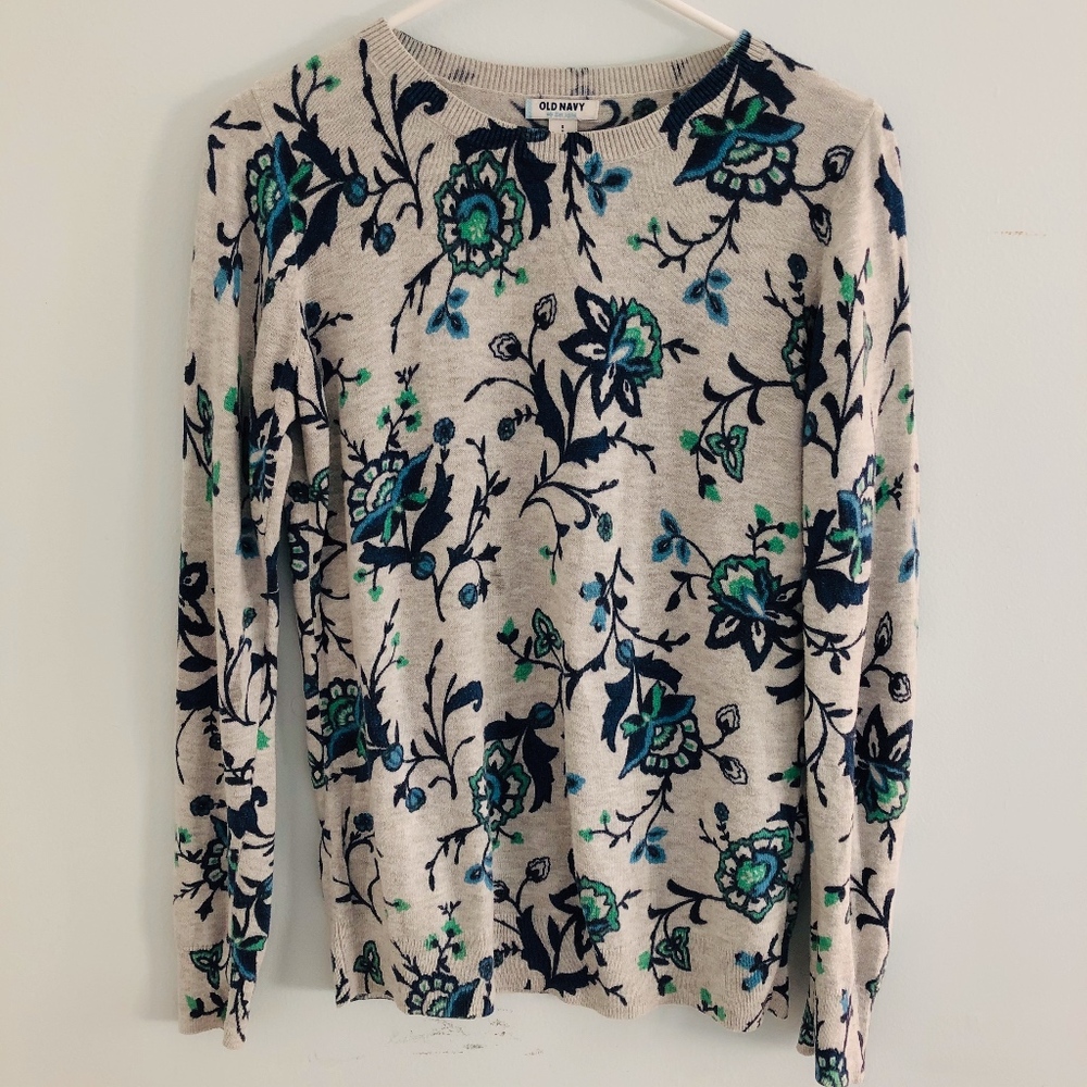 Soft Paisley Old Navy Sweater